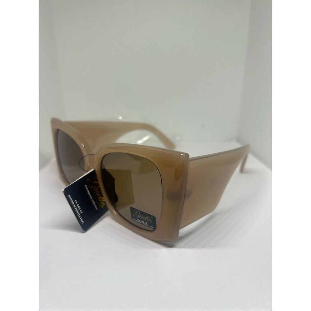 Giselle Contemporary Collection Oversized Cat Eye Sunglasses – UV400 Protection